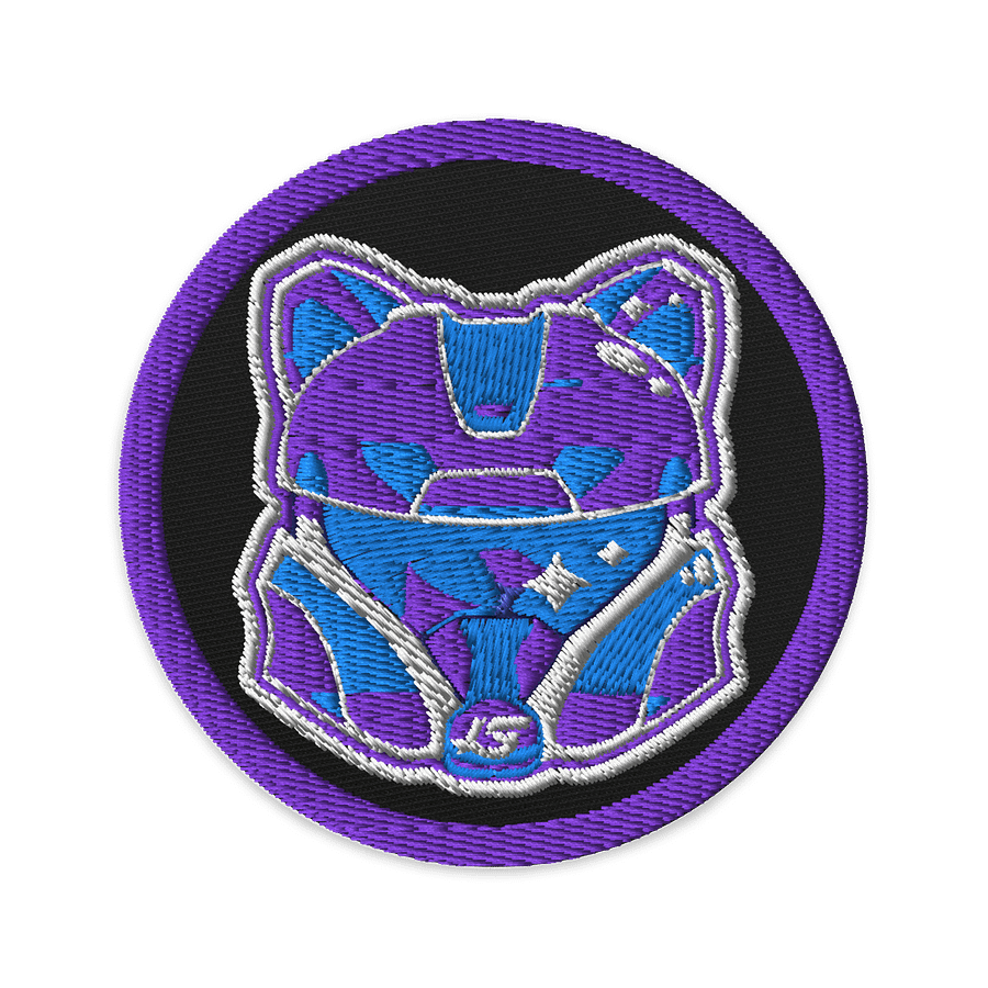 Kitty Helmet Patch - Purple product image (1)