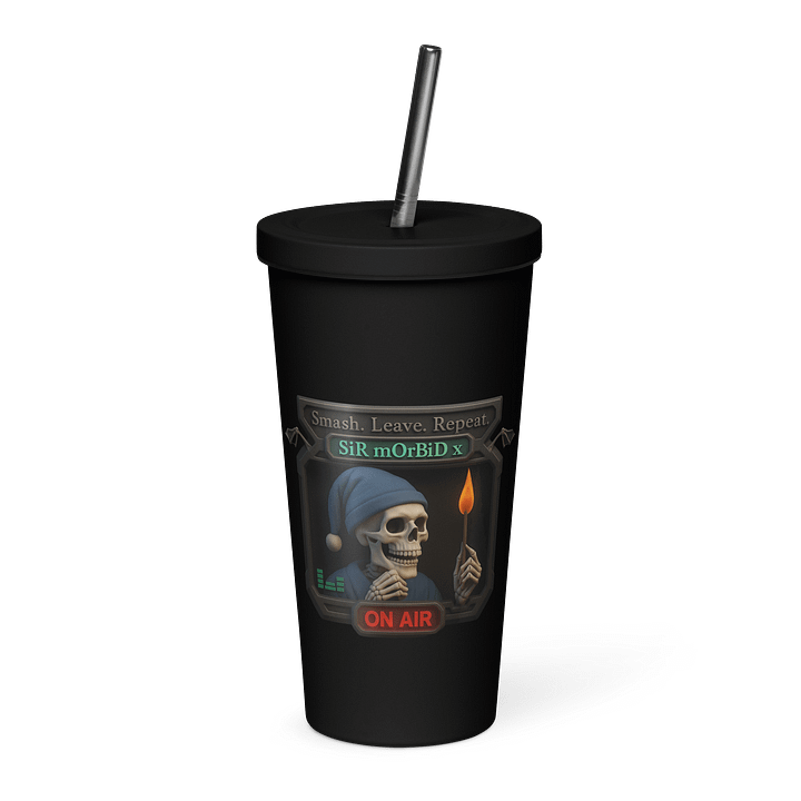 SiR mOrBiD x Insulated 20 oz Tumbler with Straw product image (1)