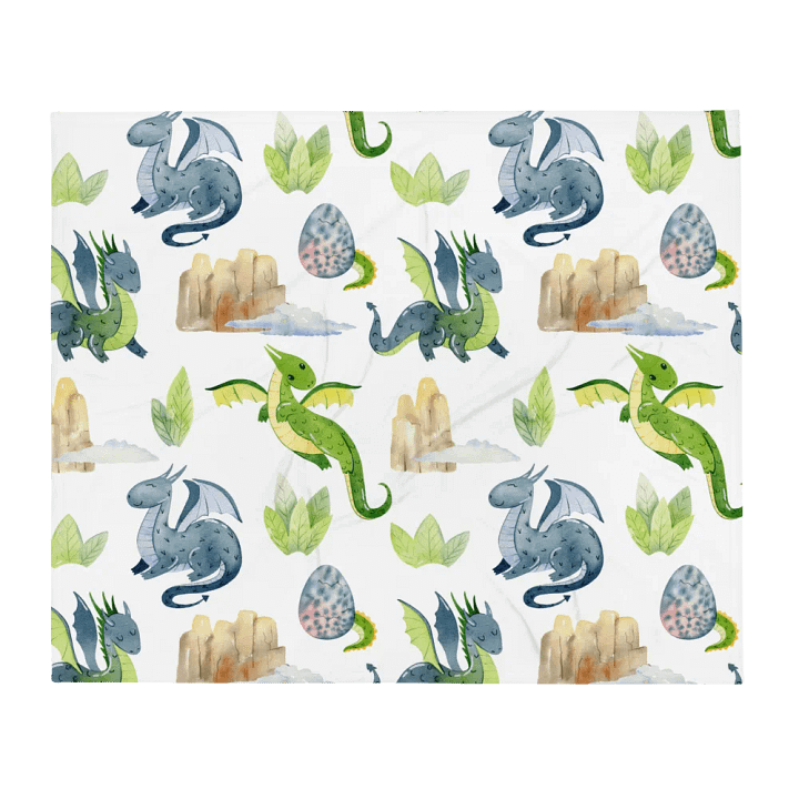 Mystical Dragon Throw Blanket product image (1)