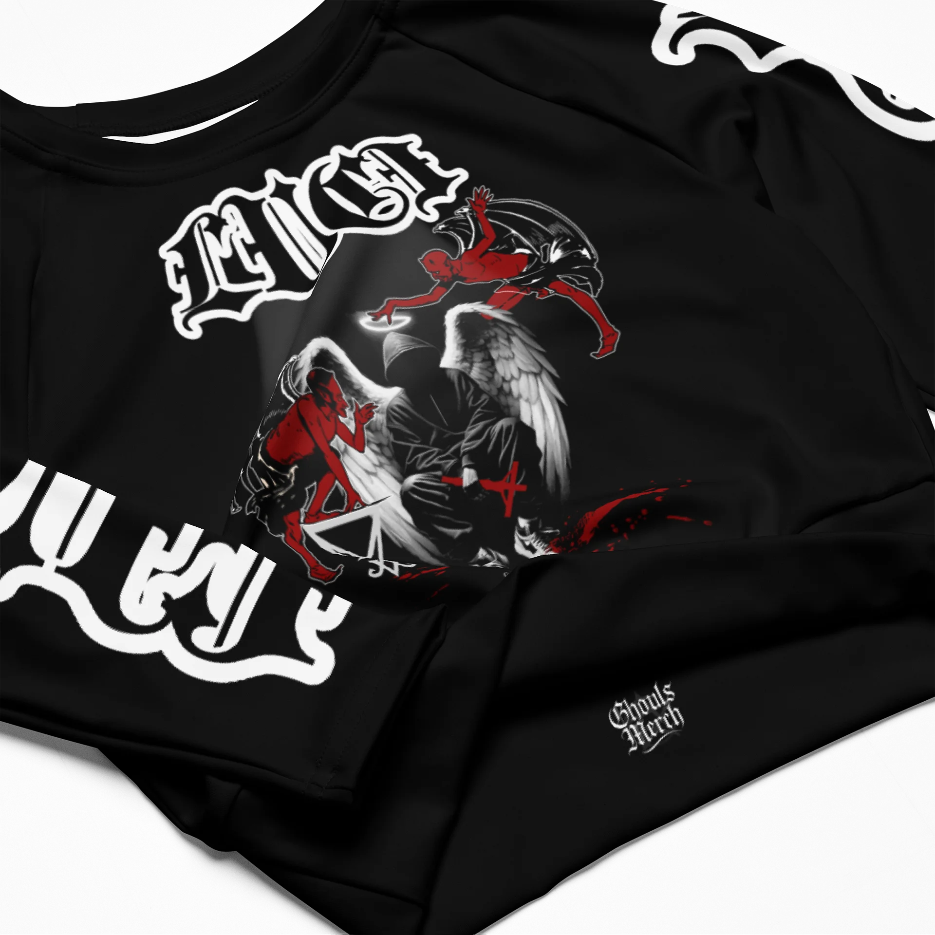 LUCI — Lucifer Fallen Light Edition Long Sleeve Crop Top product image (2)