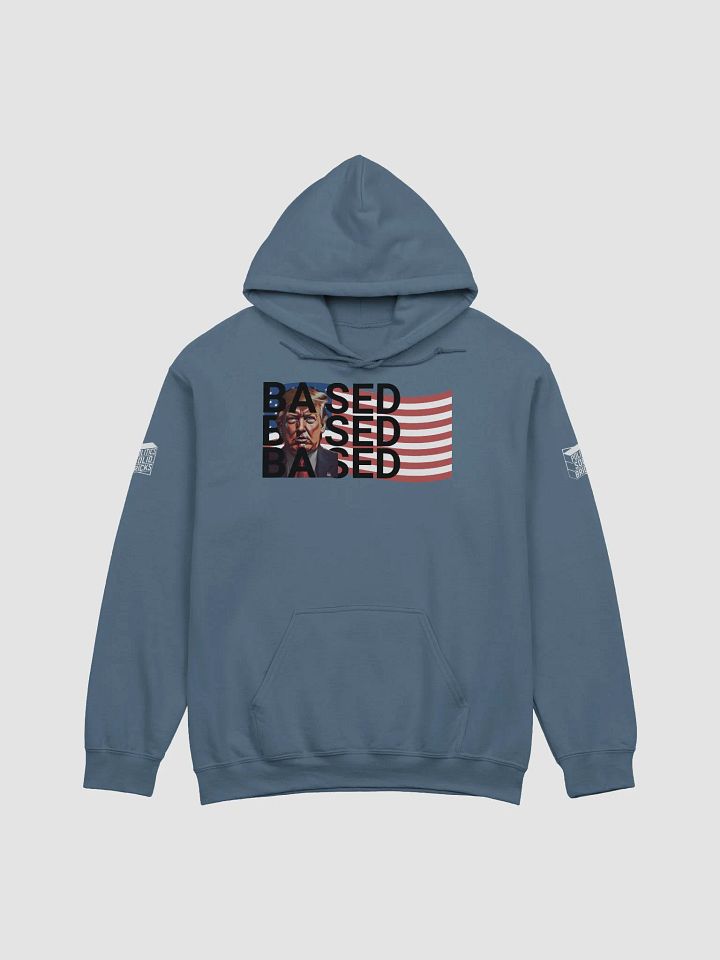 BASED American Flag Mugshot + Bold Letters ~Sweater 2~ product image (1)