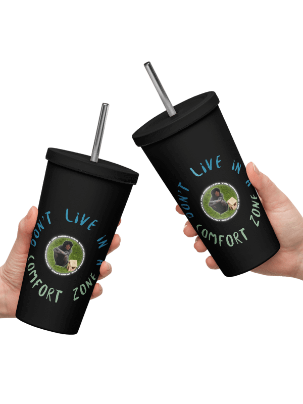 Homeless Vibrant Insulated Tumbler: Escape the Comfort Zone product image (5)