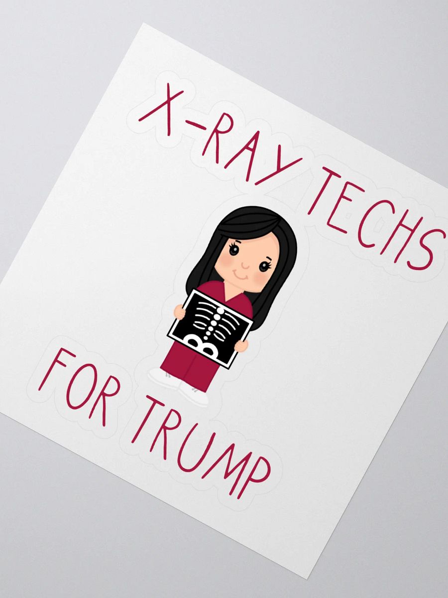 X-Ray Techs For Trump (F) Sticker product image (2)