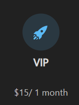 1 Month V.I.P. Membership product image (1)