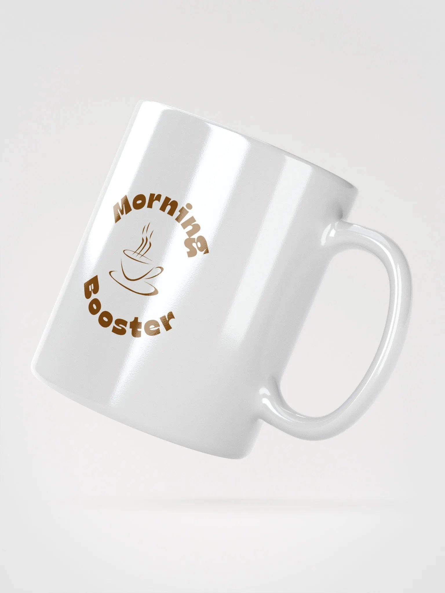 Morning Booster White Glossy Mug product image (4)