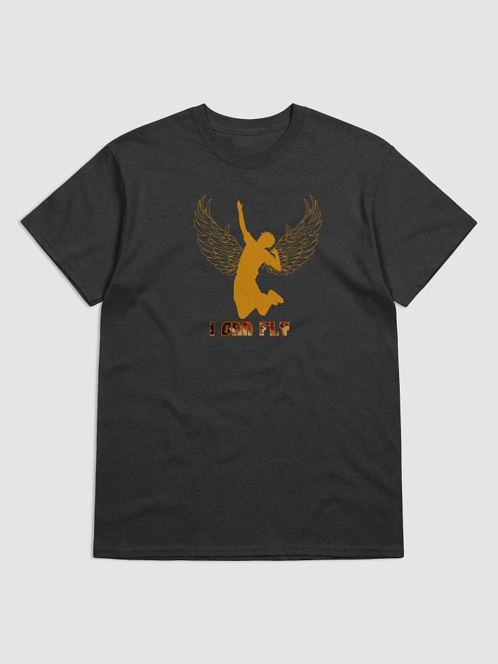 Hinata's Eyes 'I Can Fly' Black Tee - Front product image (1)
