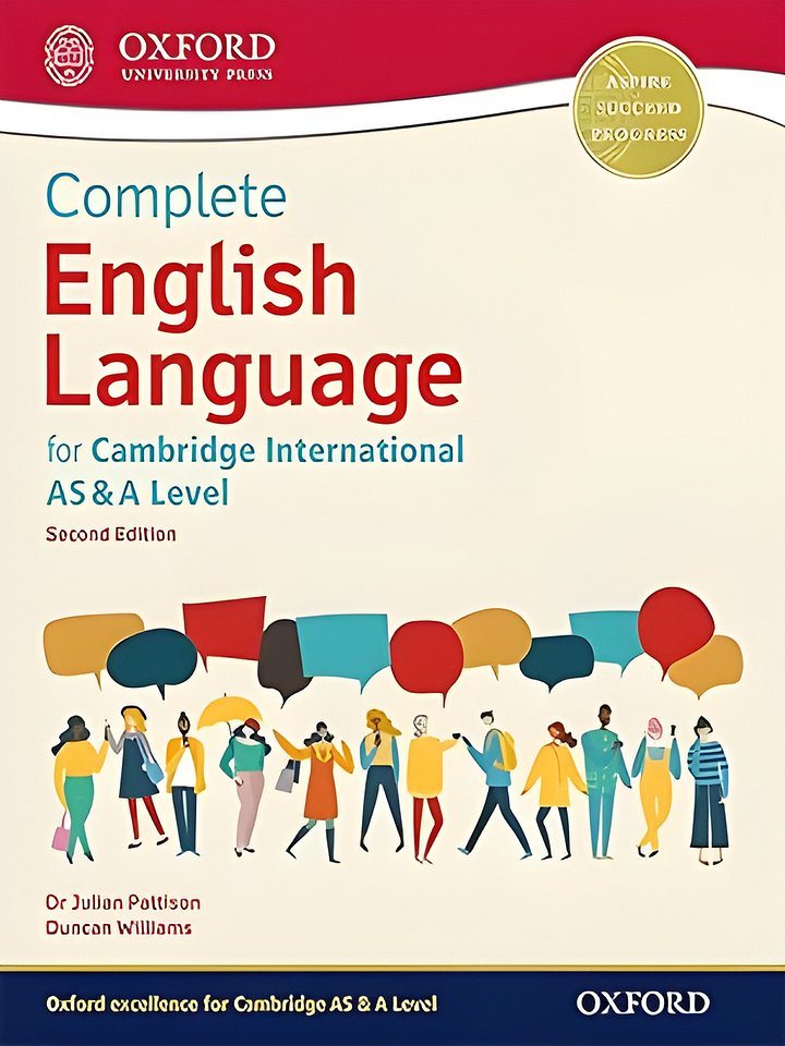 Complete English Language for Cambridge International AS & A Level 2nd Edition product image (1)