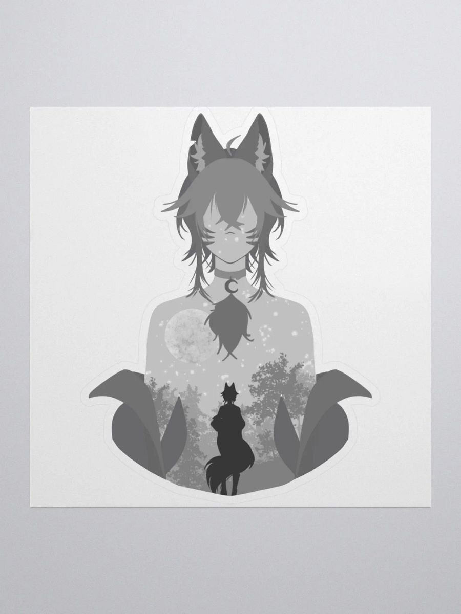 WolfcatRisi Silhouetto Sticker product image (3)
