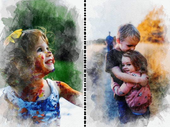 Watercolor painting from photo, watercolor painting custom, painting from photo, watercolor painting, Valentine Gift, canvas wall art product image (10)