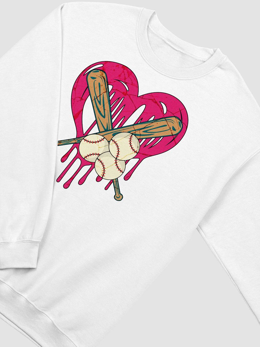 Heart Baseball Love Crewneck product image (22)