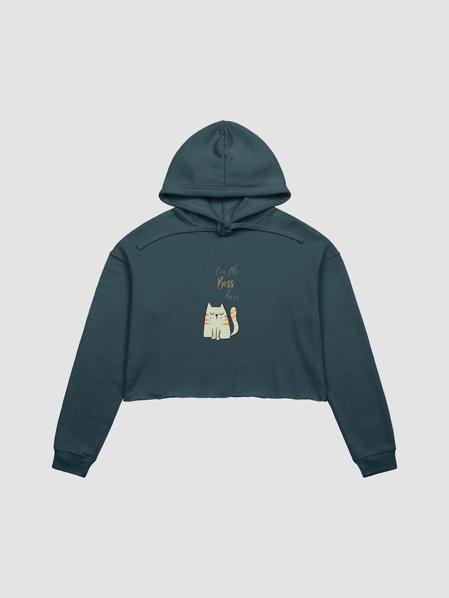 Boss Cat Vibes Crop Hoodie product image (4)