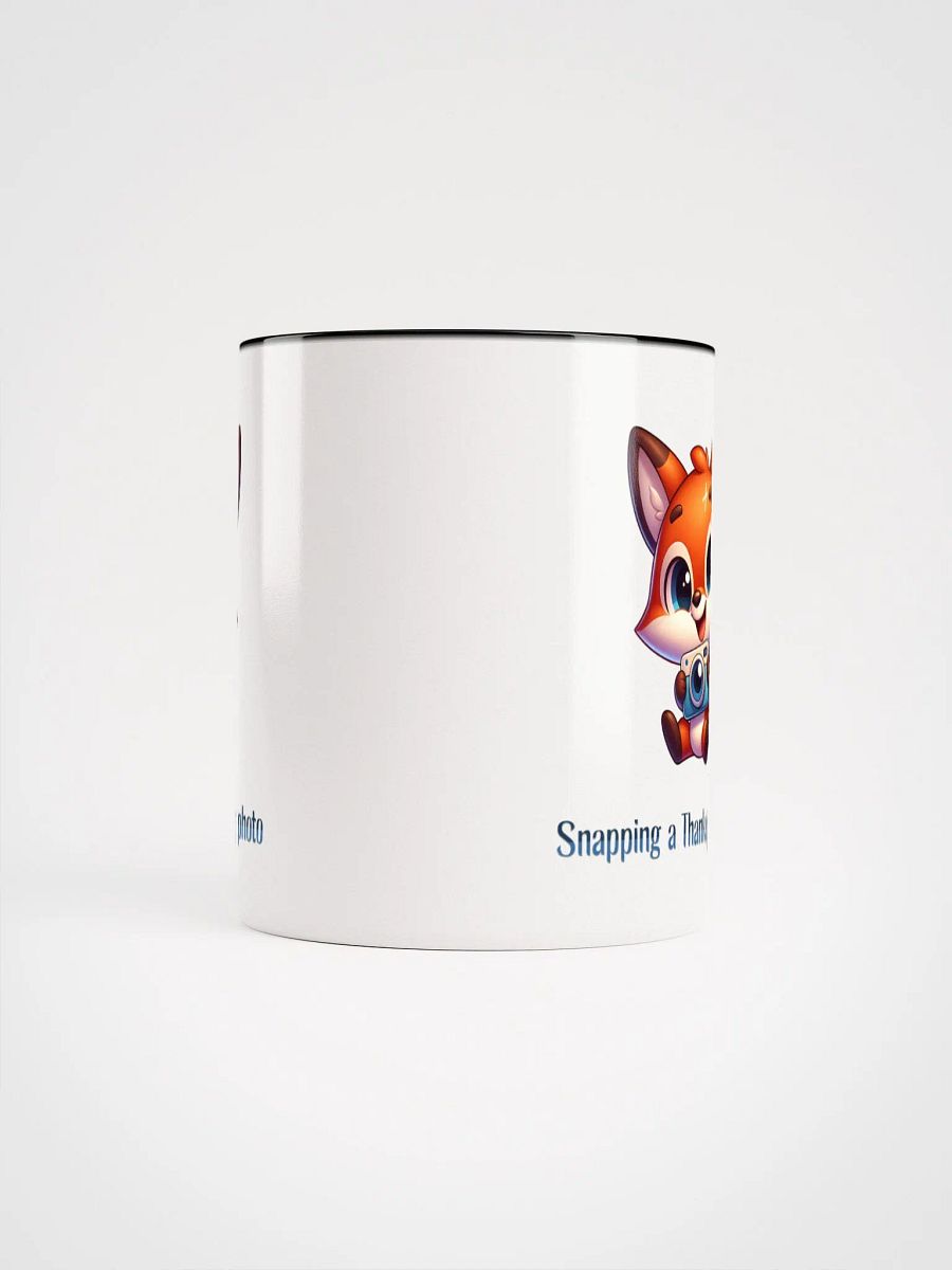 Snapping A Thanksgiving Photo Cute Fox Ceramic Mug product image (29)