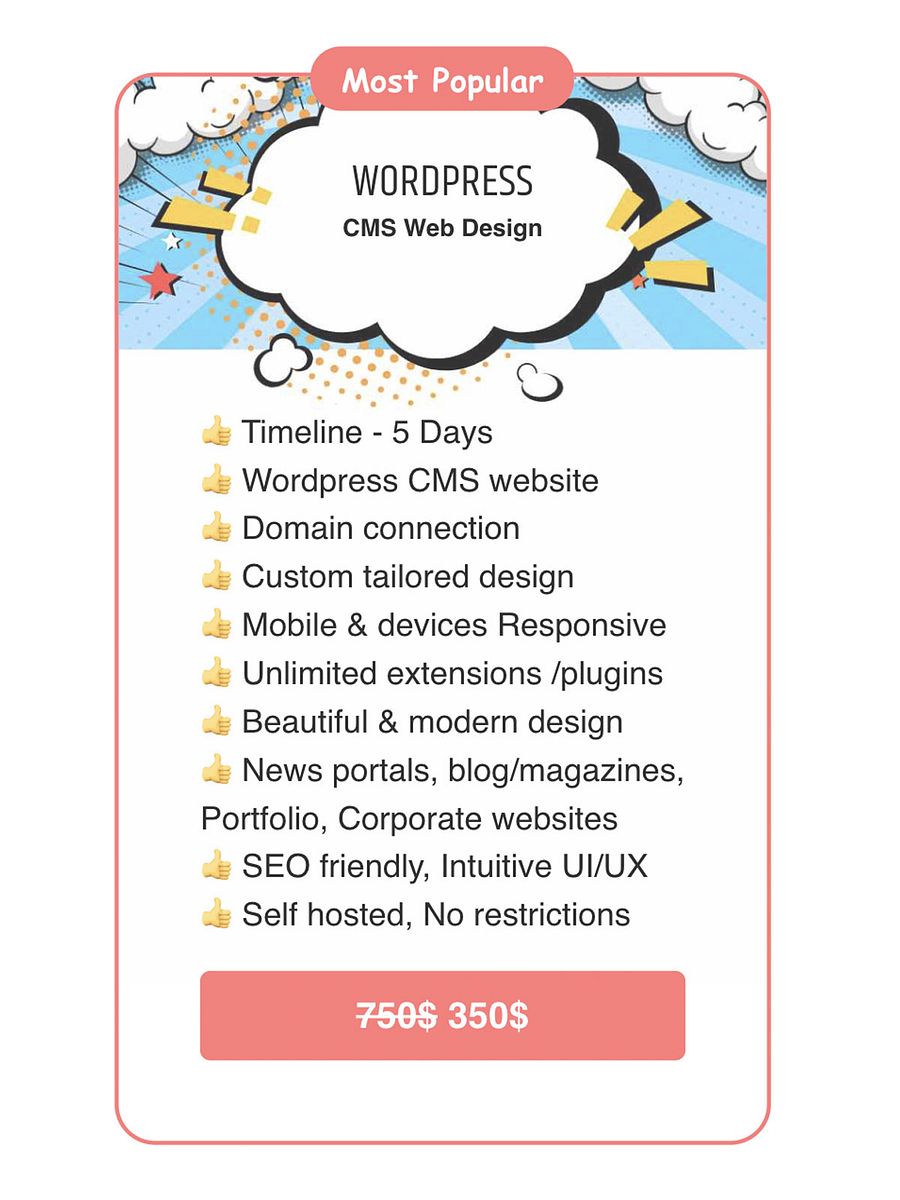 Wordpress CMS Web Design product image (2)