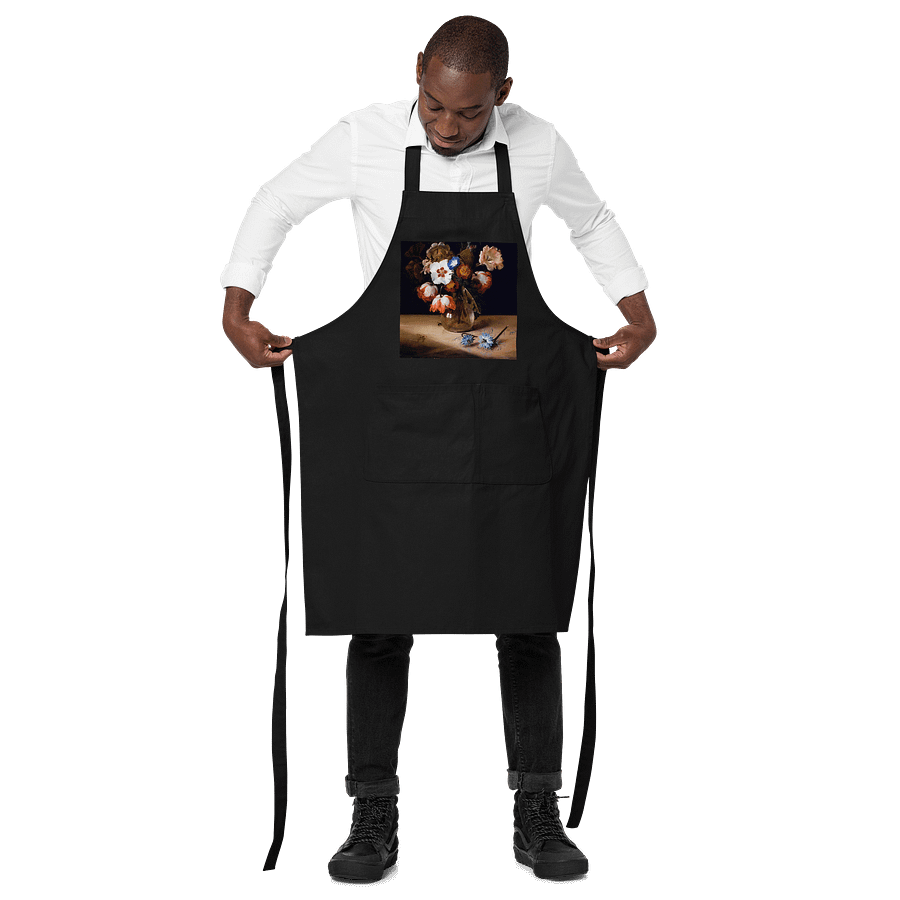 “Flowers in a Glass Vase” Apron – Artful Elegance by Dr. Mac Garden Style product image (4)