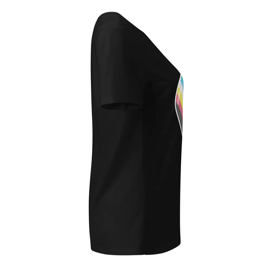 Disability Pride Heart Fitted V-Neck product image (39)