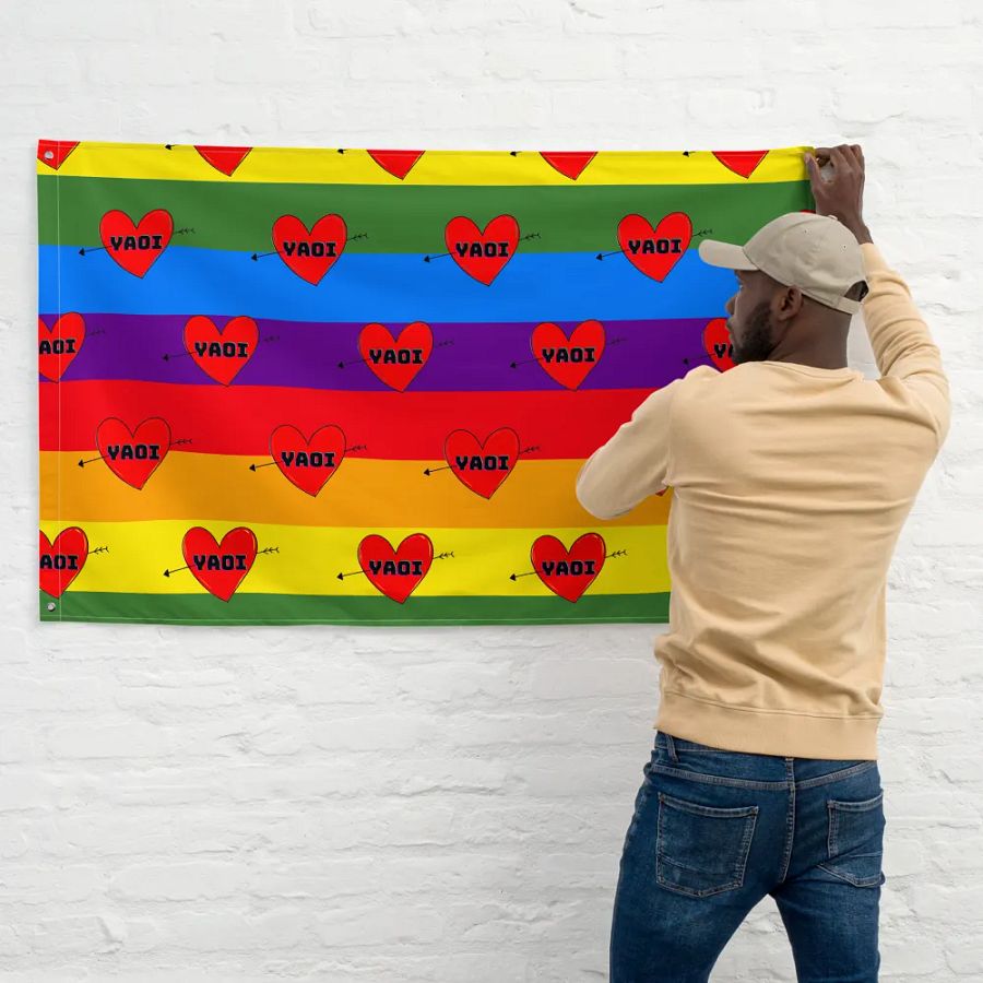 I Love Yaoi Flag product image (11)