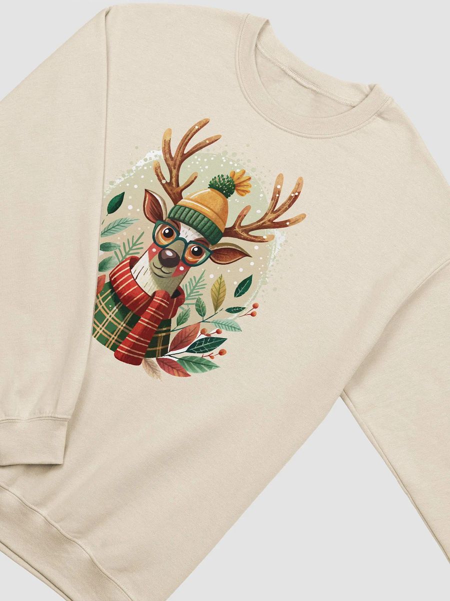 Stylish Reindeer Crewneck Sweatshirt product image (1)