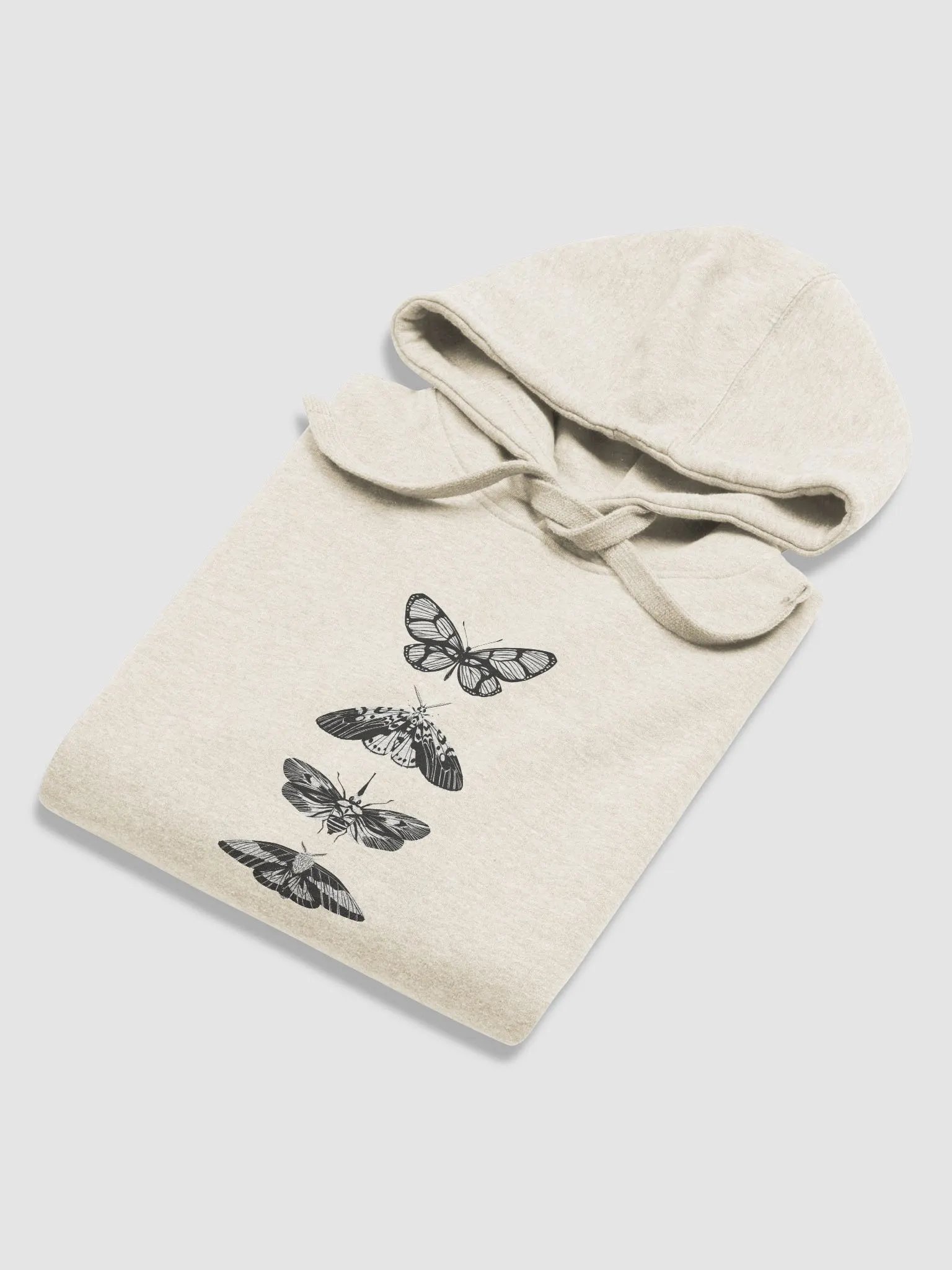 Symmetry and Contrast Butterfly Hoodie product image (6)