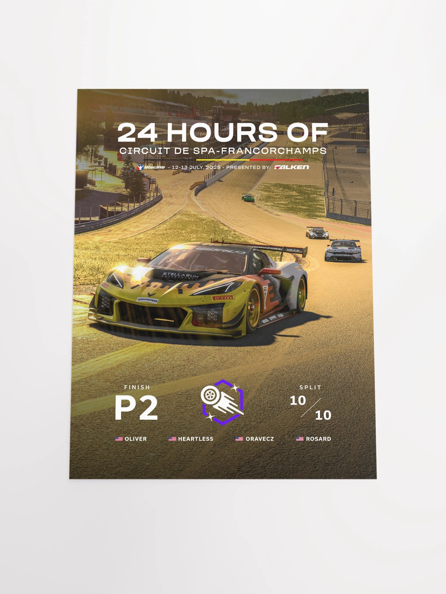 24 Hours of Spa '25 - Matte Poster product image (8)