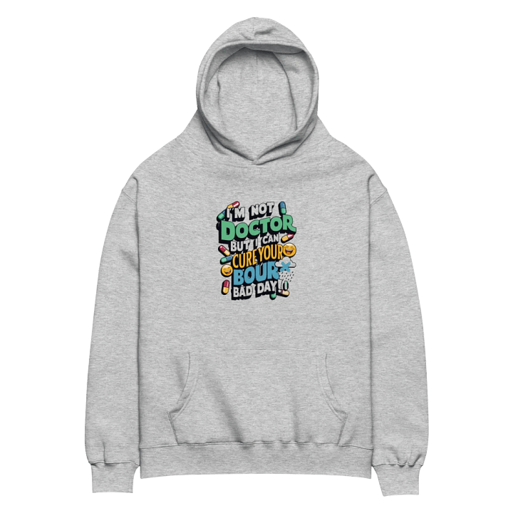 Prescription having Cheerful Cure Oversized Hoodie product image (2)