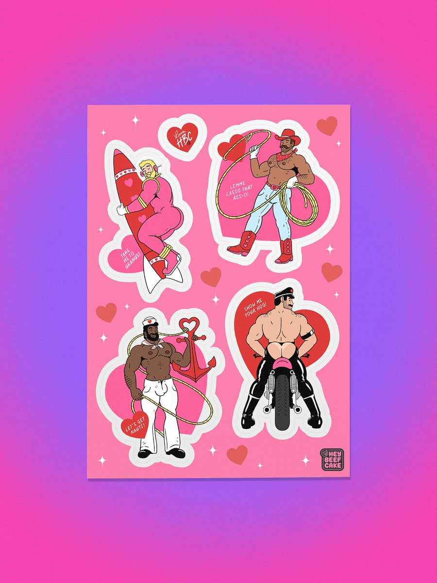 Love, HBC Sticker Sheet product image (1)