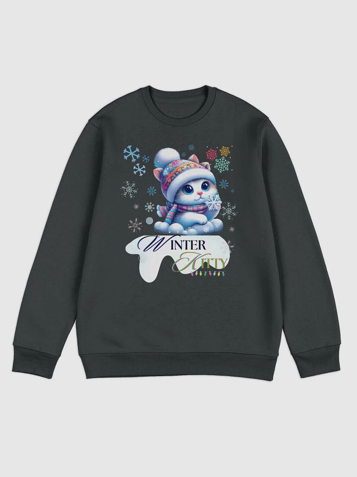 Winter Kitty _Stanley/Stella Unisex Eco Sweatshirt product image (1)