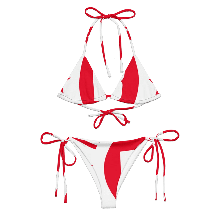 IFBNewsfeed.Org's All-Over Print Recycled String Bikini product image (1)