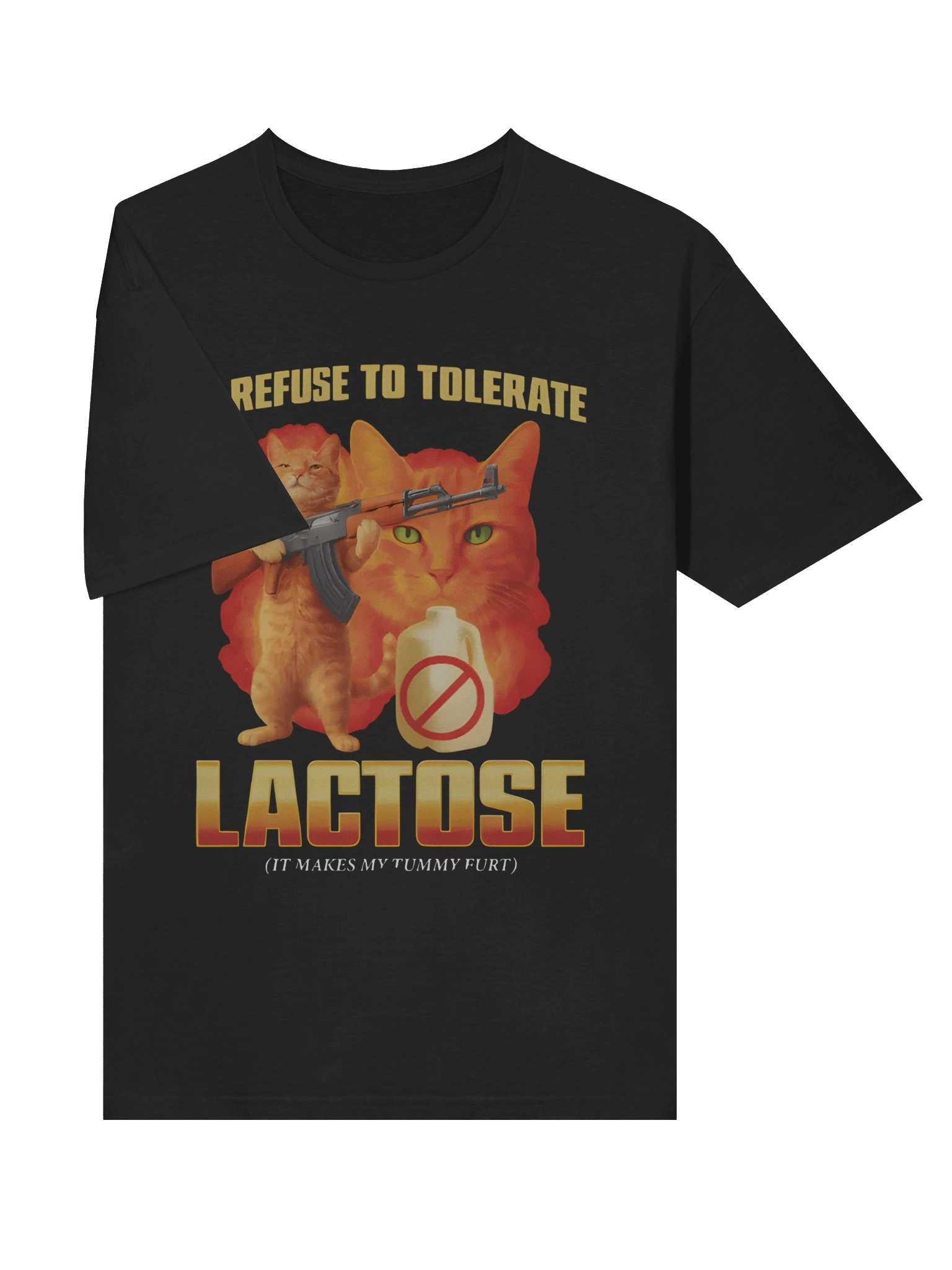 I Refuse To Tolerate Lactose It Makes My Tummy Hurt T-Shirt product image (3)