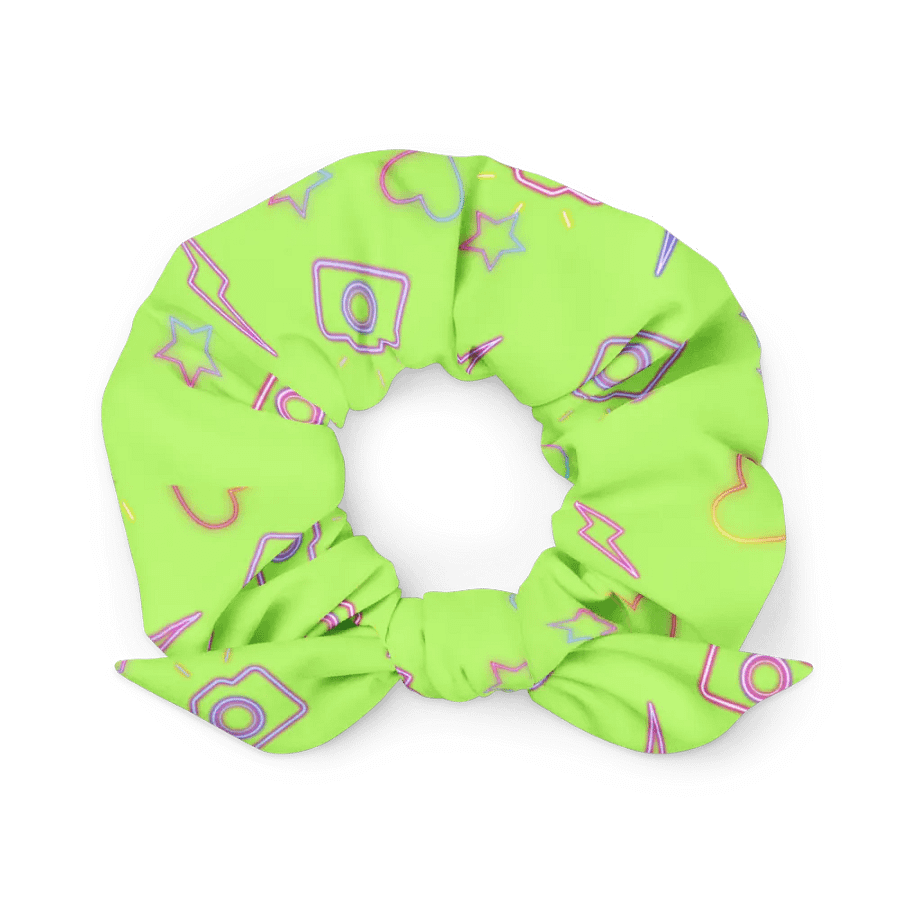 Funky Fotog Neon Green Scrunchy product image (1)