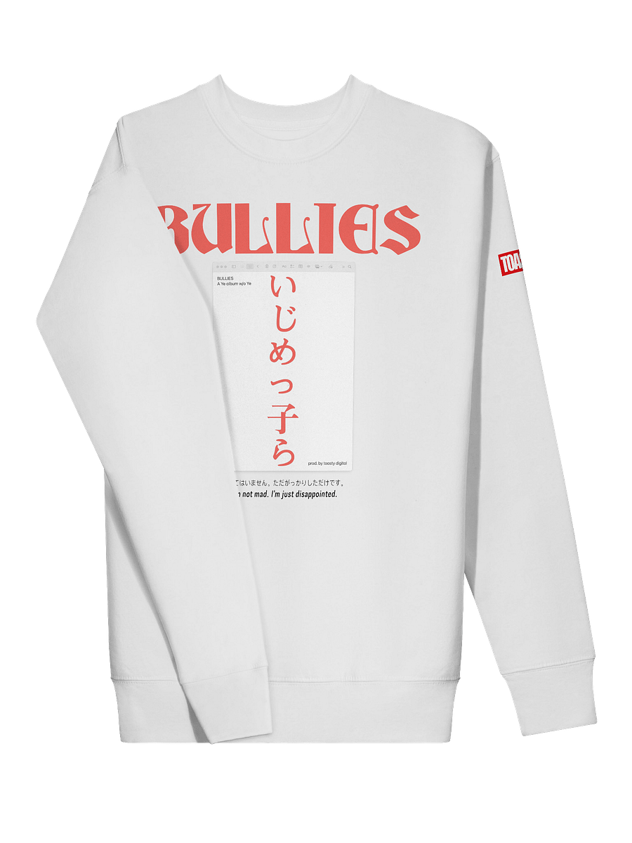BULLIES WHITE CREWNECK product image (3)