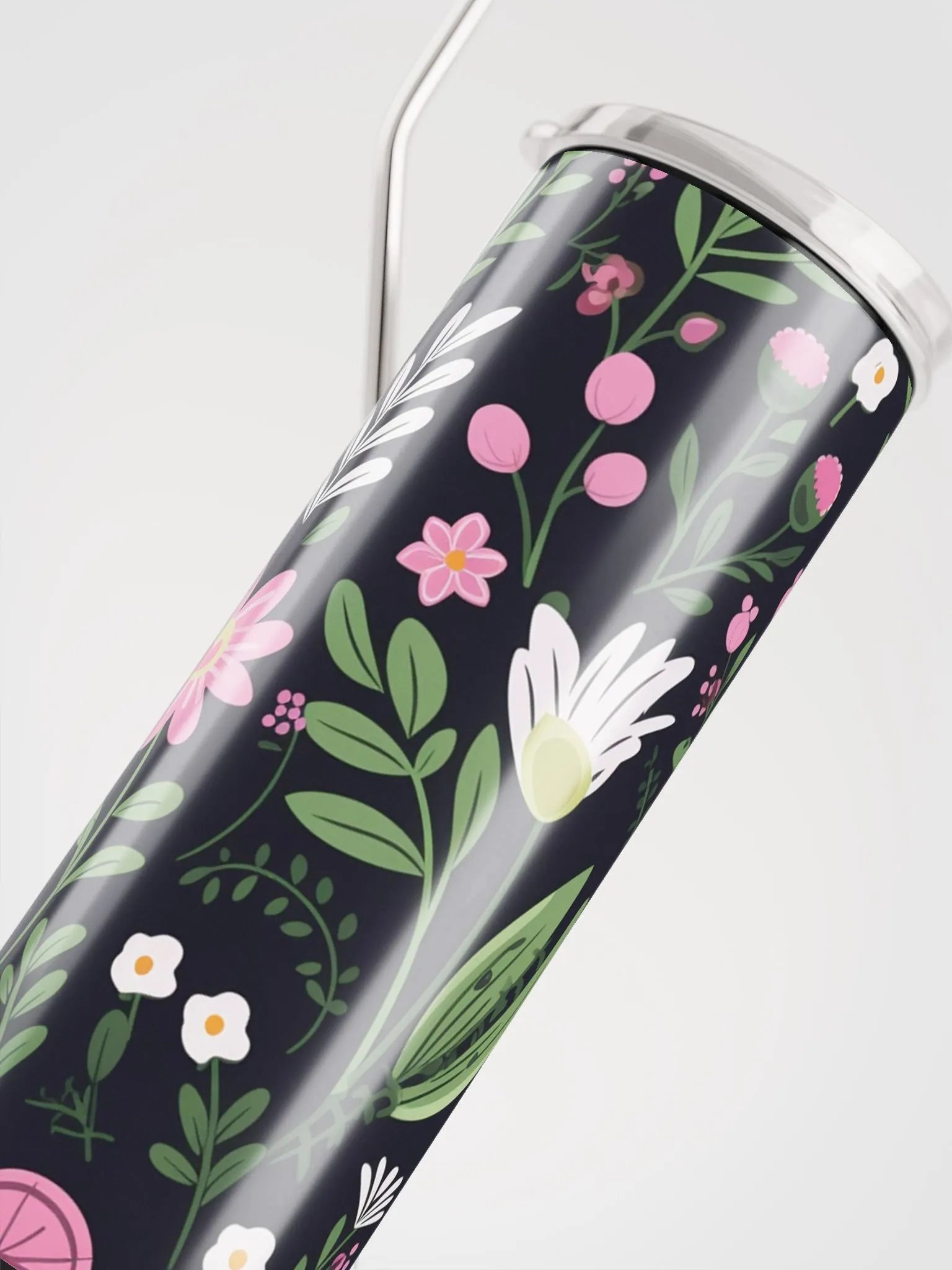 Insulated Night Pastel Colorful Floral Stainless Steel Tumbler | Stylish & Durable product image (5)
