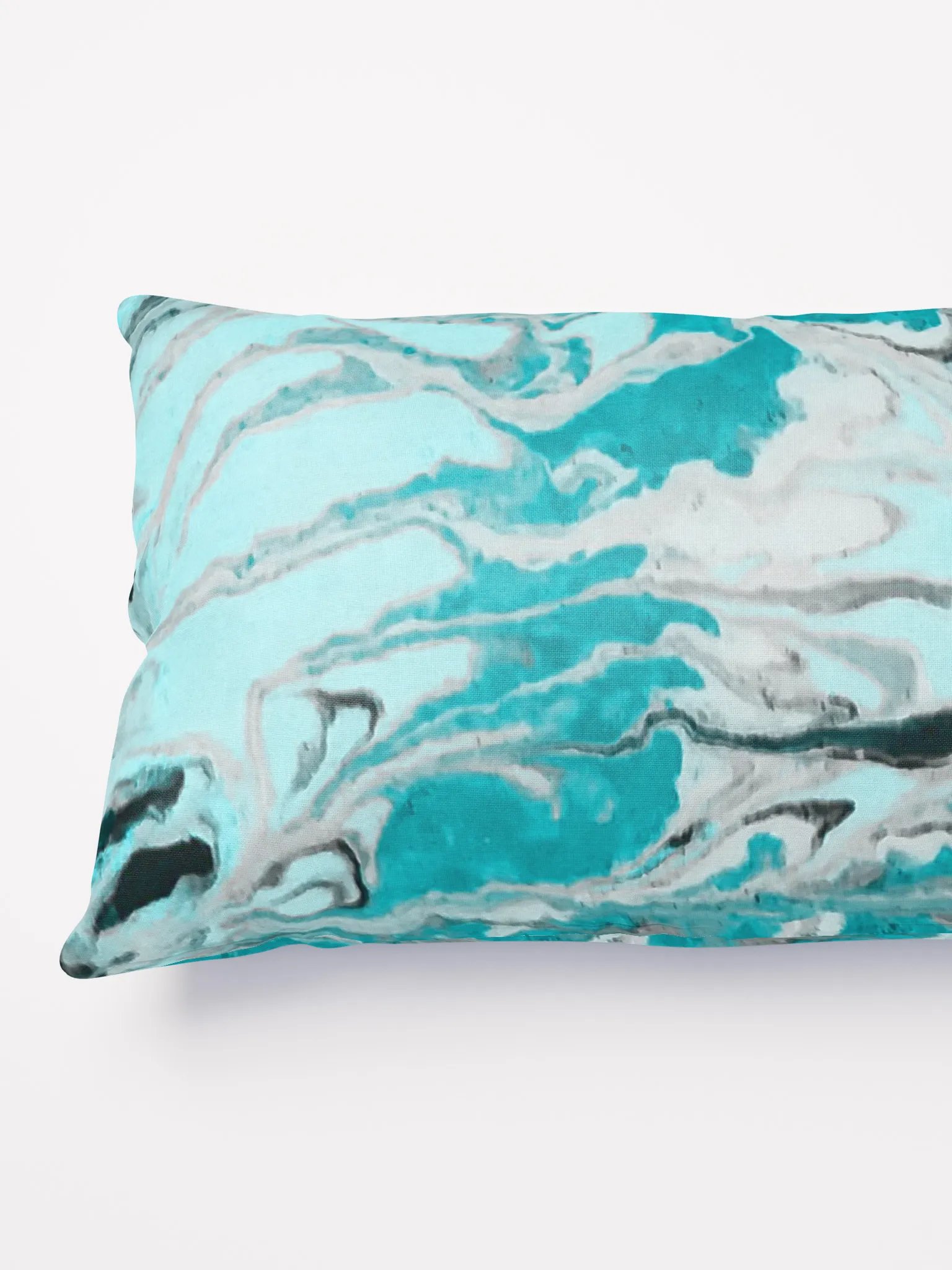 Fluid Turquoise Art Pillow product image (8)