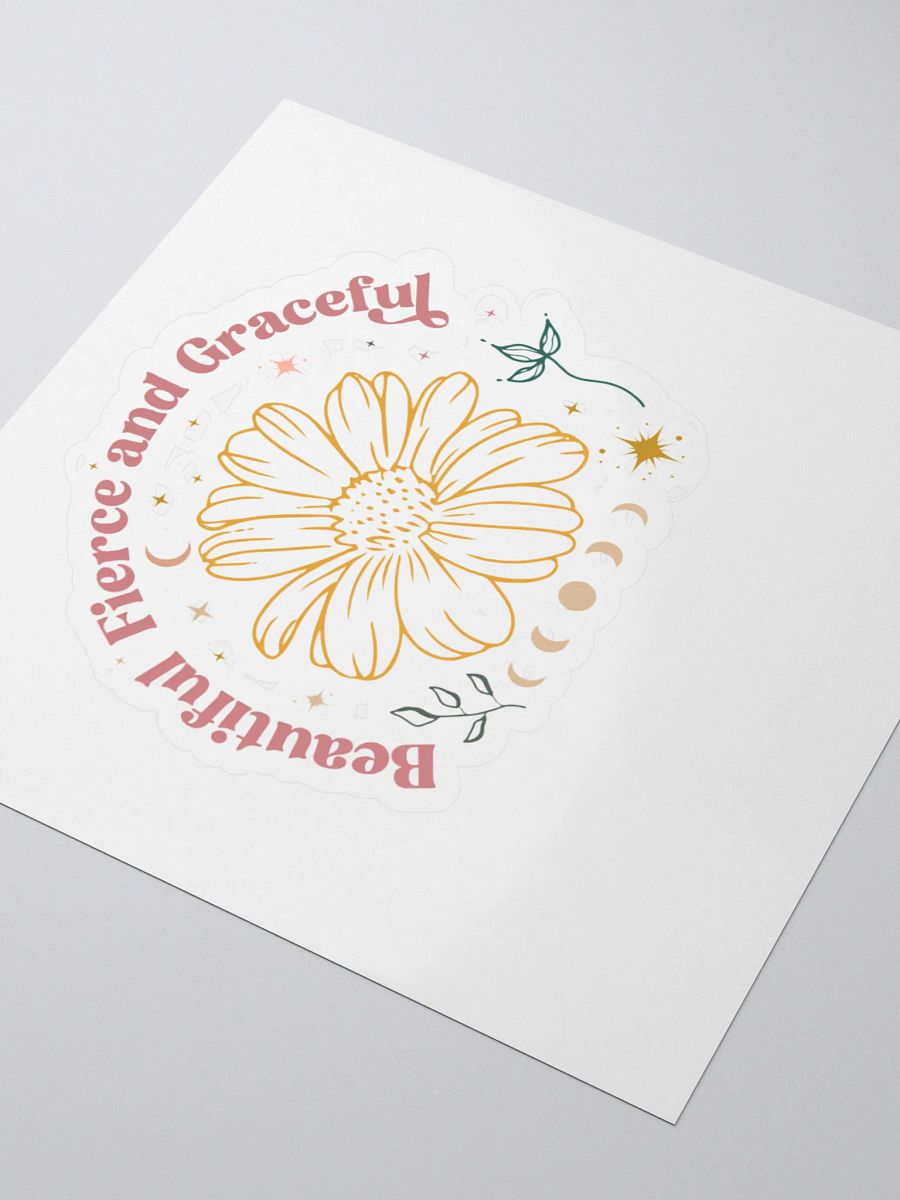 Beautiful Fierce Graceful Kiss Cut Stickers product image (3)
