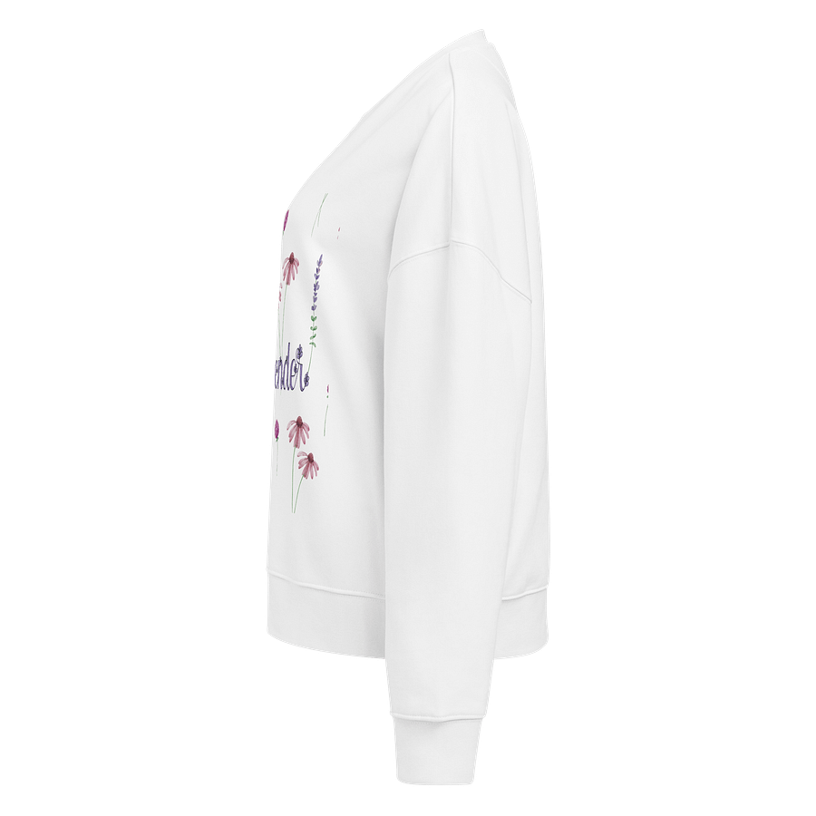 Lavender Blossom Organic Sweatshirt product image (3)