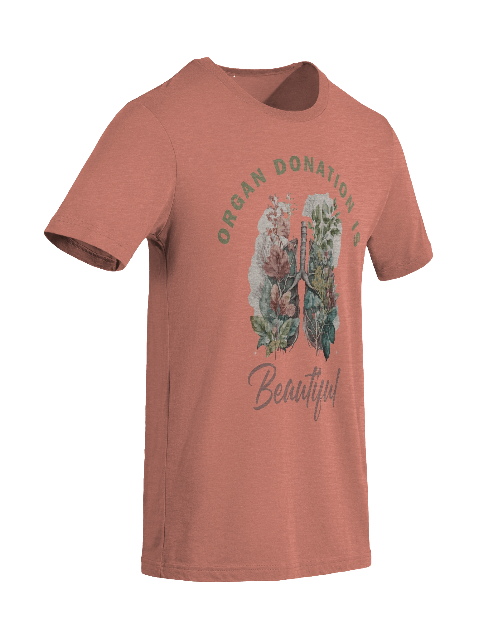 Lungs - Beautiful Organ Donor Leaves T-Shirt product image (43)