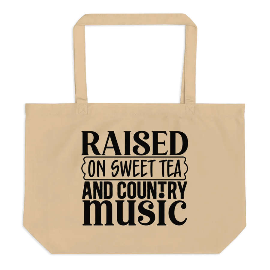 Raised On Sweet Tea And Country Music Tote product image (1)