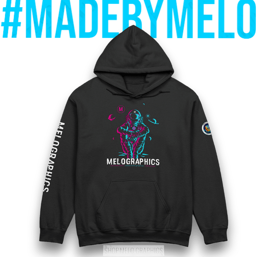 #MeloCrew Vibes: Duotone - Premium Hoodie | #MadeByMELO product image (6)