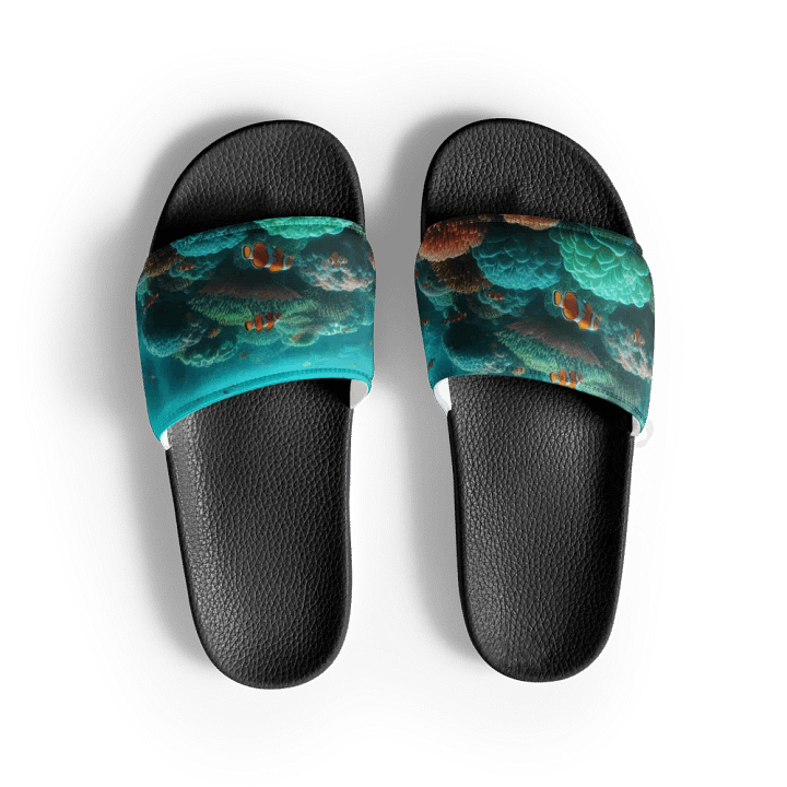 Oceanic Oasis Women's Slides | Ai Design product image (1)