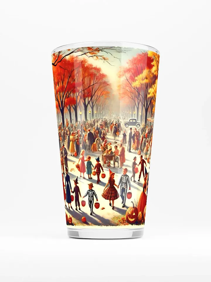 Vintage Halloween in the Park Pint Glass product image (1)