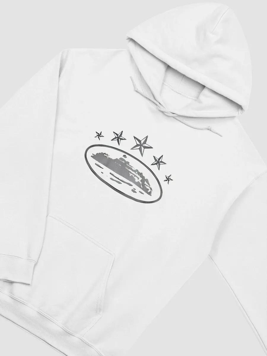 Corteiz 5 Starz Alcatraz Hoodie White product image (2)