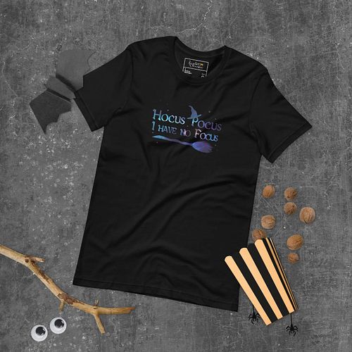 Hocus Pocus I have No Focus! As a neurodivergent creator, I am aiming to raise awareness through clothing, and this is one of...