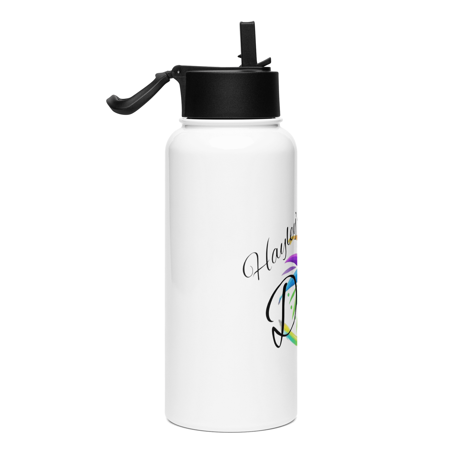Stainless Steel Bottle with Straw product image (4)