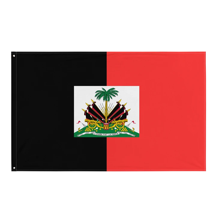 Black and Red Duvalier's Flag product image (1)