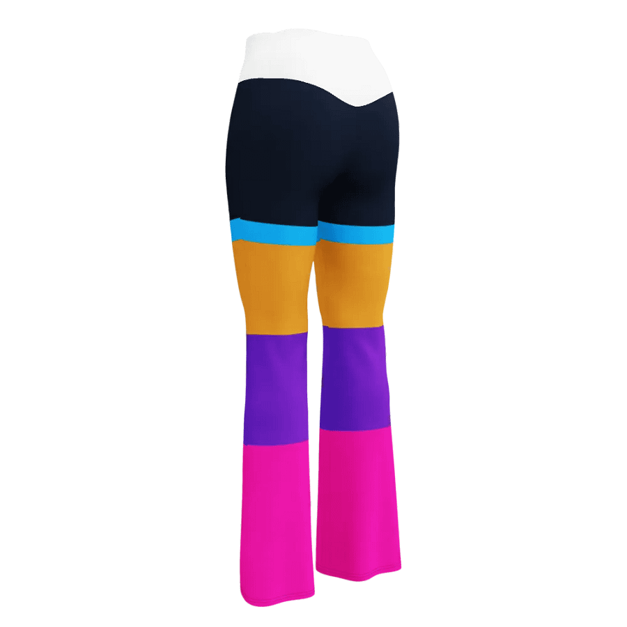 Color Block Flare Leggings product image (8)
