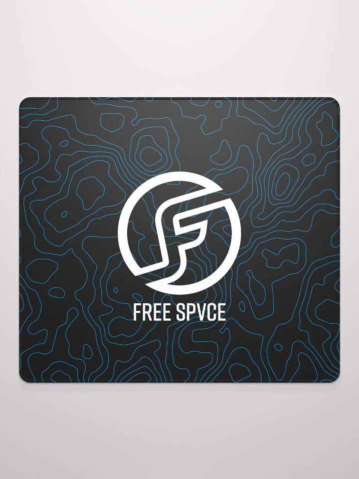 Topographic Black & Blue Mousepad product image (4)