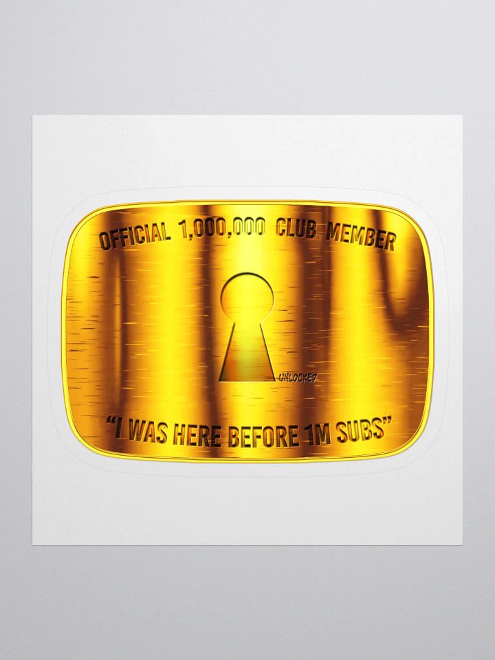 1 Million Sticker product image (1)