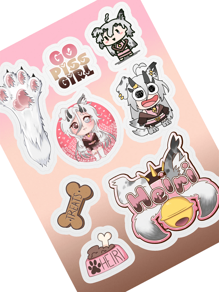 Heiri Sticker Sheet 1 product image (1)