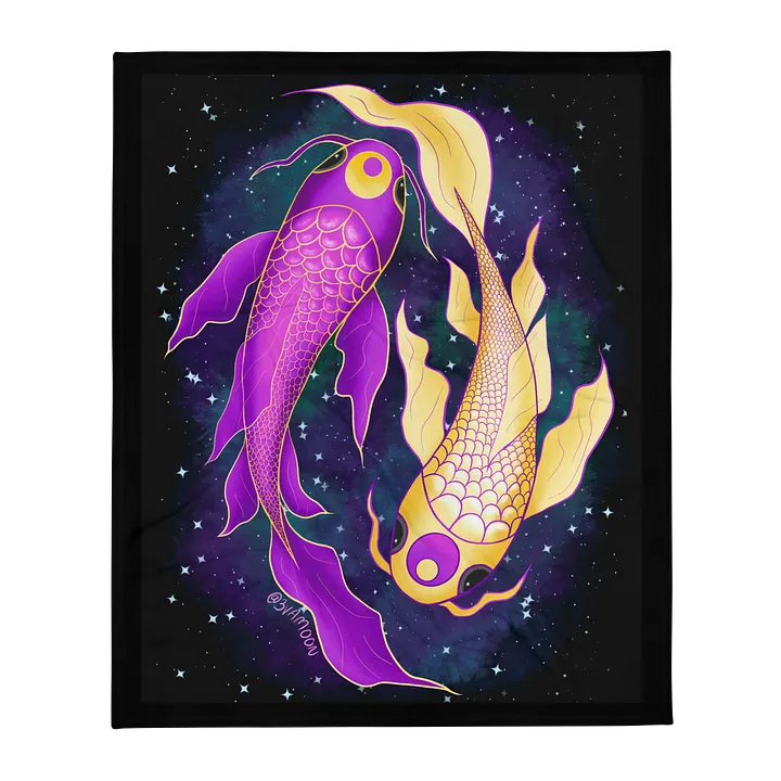 Moonie Koi Throw Blanket product image (1)