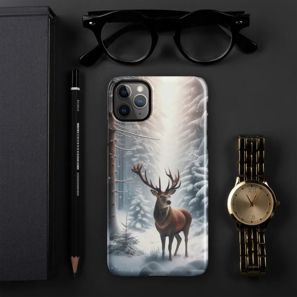 Majestic Deer Snowy Forest iPhone® Snap Case product image (48)