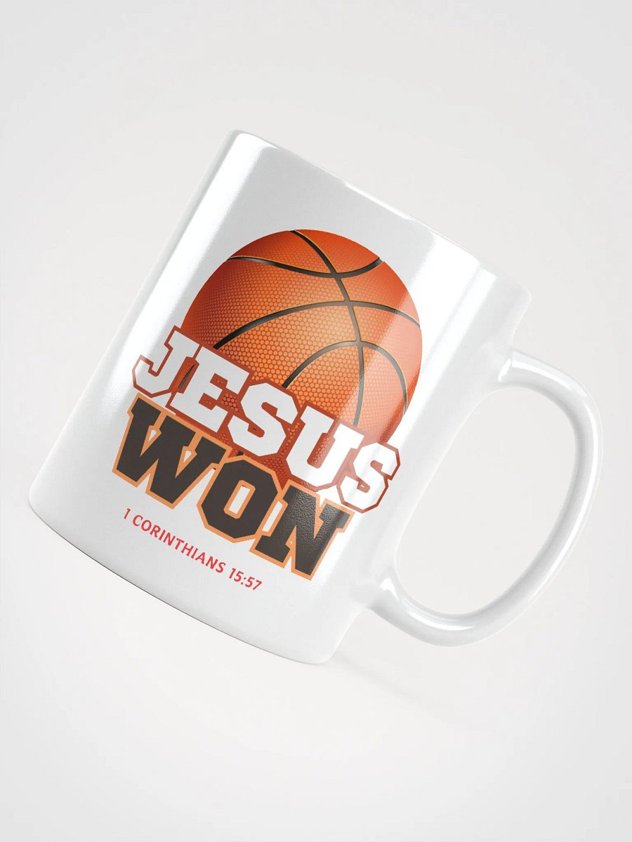 Jesus Won Mug, Christian Mug, Bible Verse Mug. product image (4)